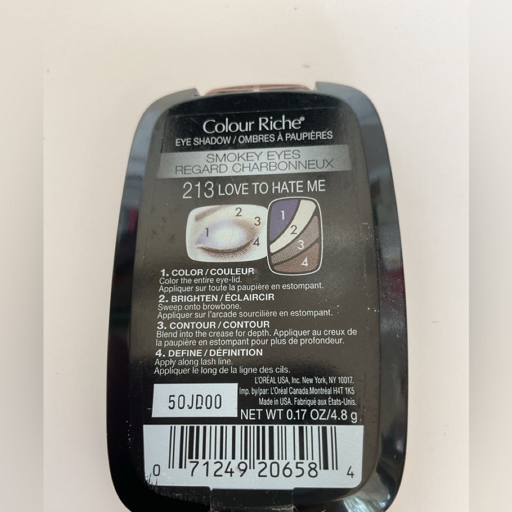 L’Oréal Color Riche eyeshadow in Love To Hate Me NWT - Picture 7 of 7